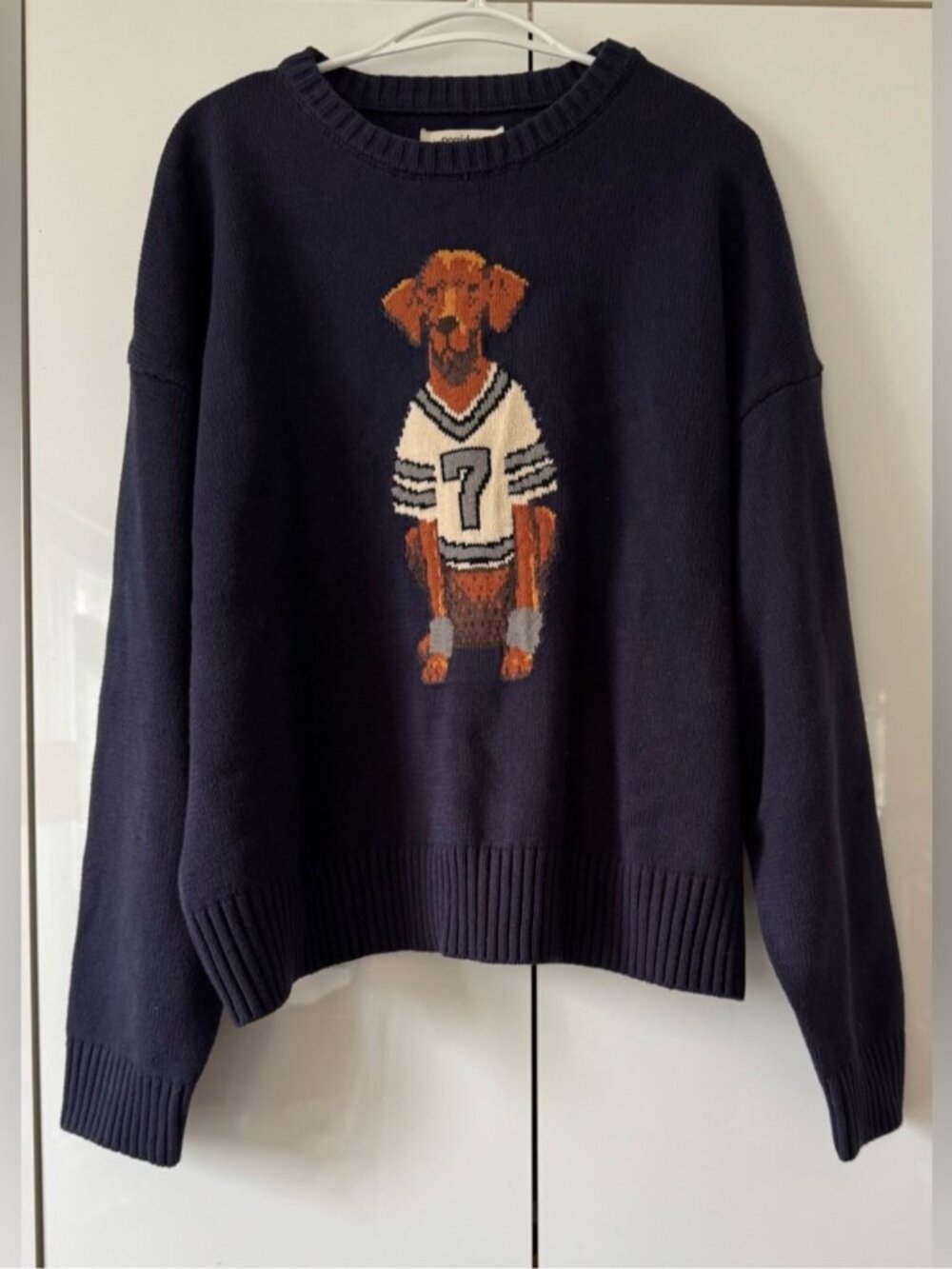 NWT Size XS -Porridge Pullover Sweater Dog Americana Jolene Preppy (NWT US$ 128) - Picture 7 of 16